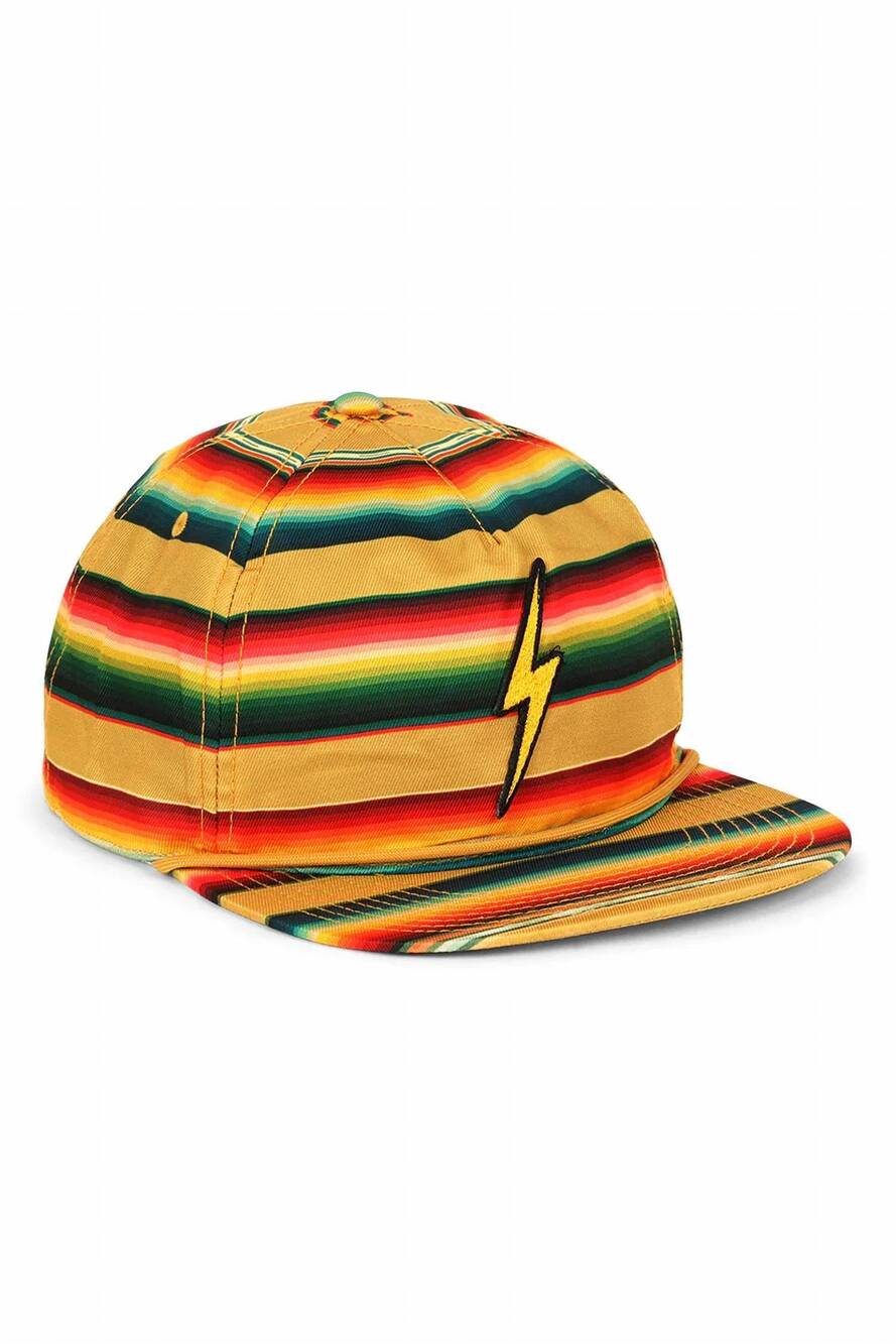 NEW AVIATOR NATION unisex vintage bolt twill low-rise tulum trucker hat in light